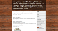 Desktop Screenshot of handyonthehill.co.uk